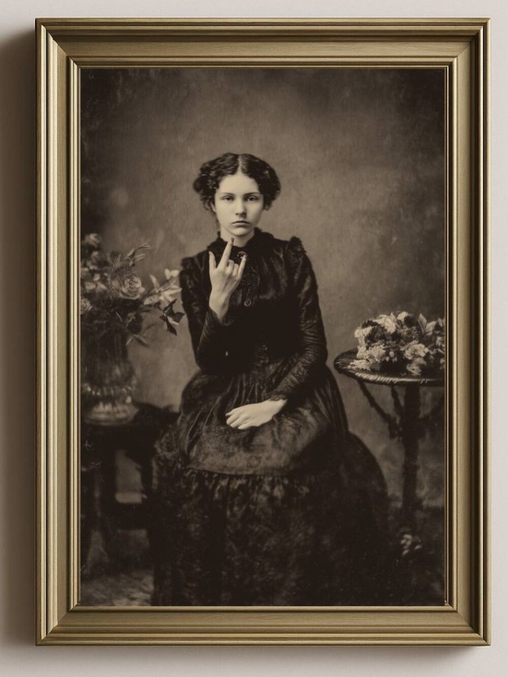 Rock & Roll Victorian Vintage Woman